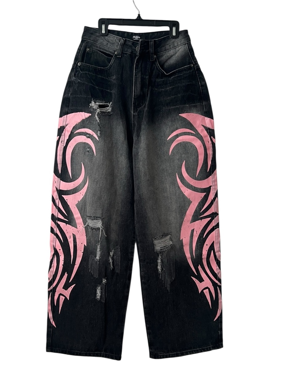 Jaded London Pink Blade XL Colossus Jeans - Gem